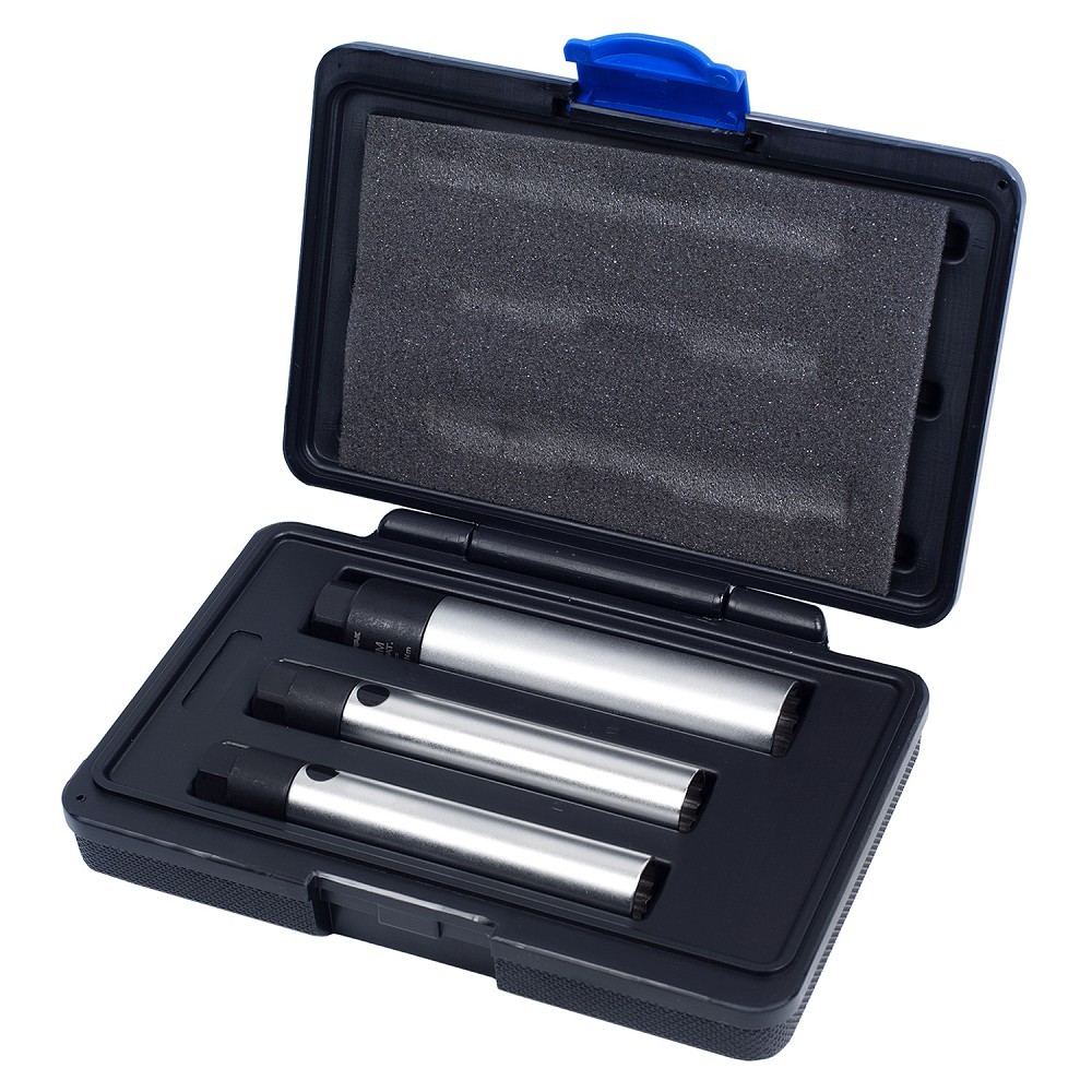 Набор свечных двенадцатигранных головок c фиксированным усилием затяжки, 14,16, 21 мм, кейс, 3 предмета 